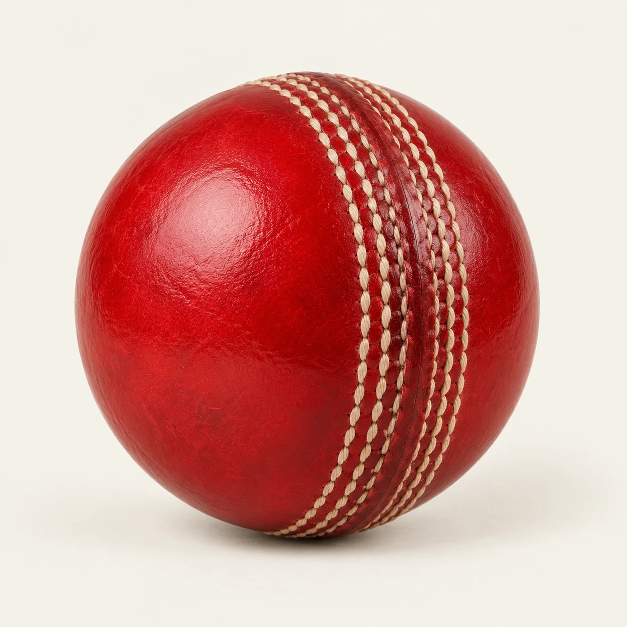 Red leather practice ball